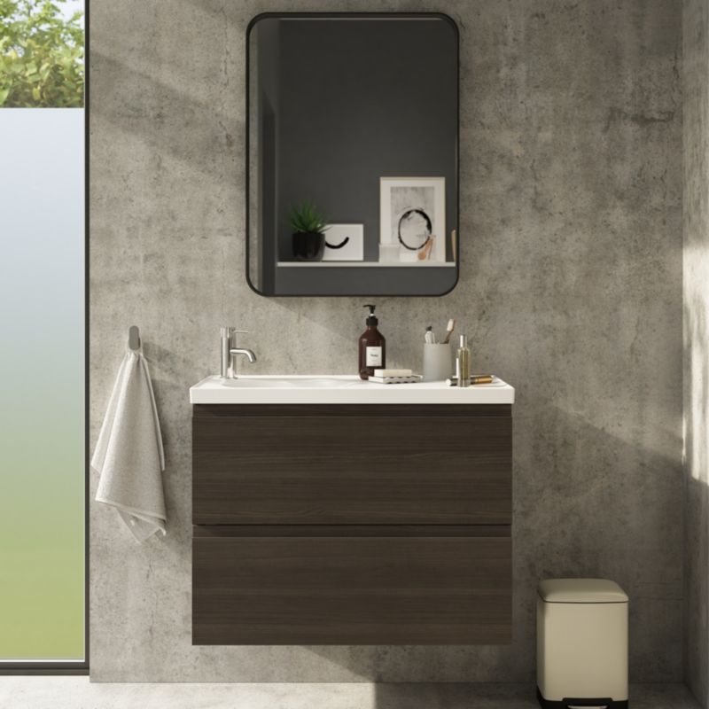 GoodHome Kentia møbelvask 80 cm hvid