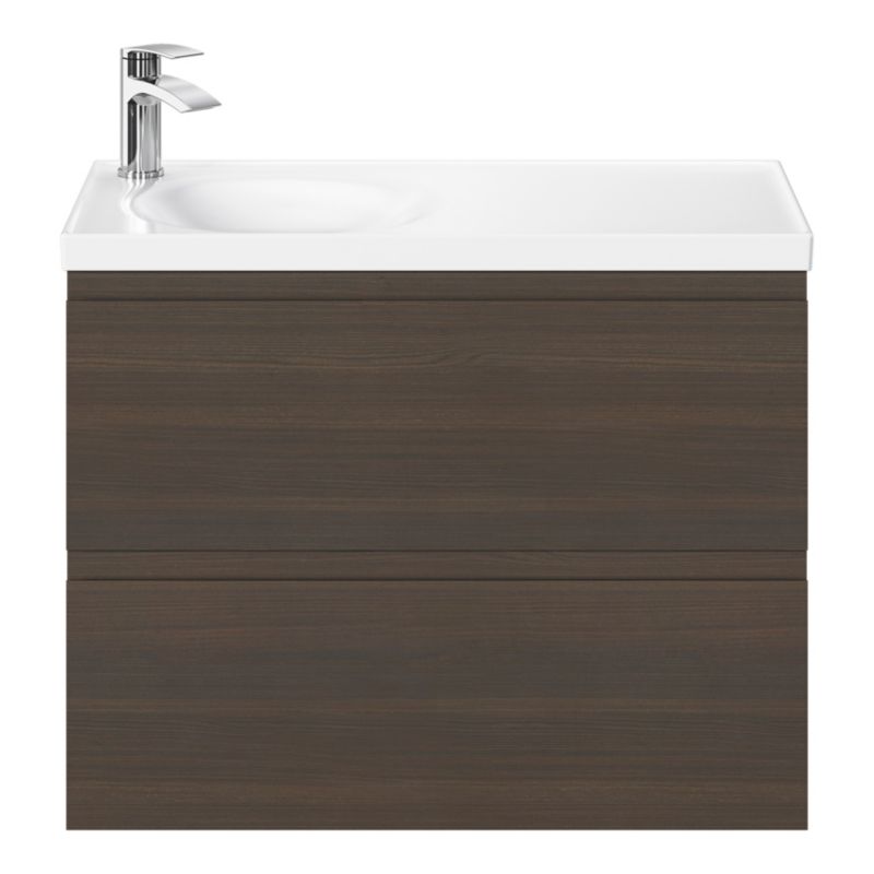 GoodHome Kentia møbelvask 80 cm hvid