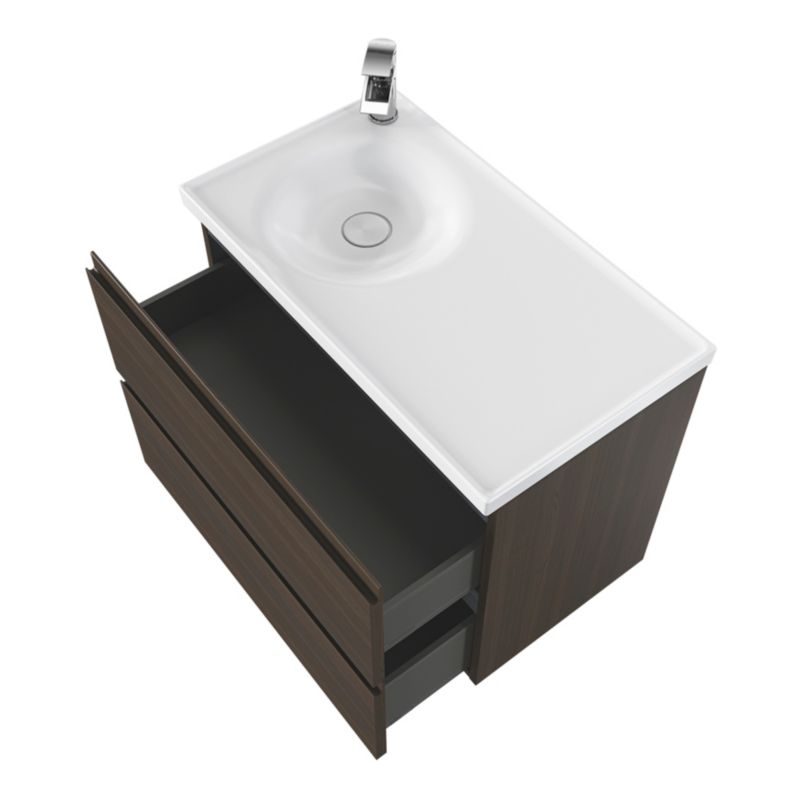 GoodHome Kentia møbelvask 80 cm hvid