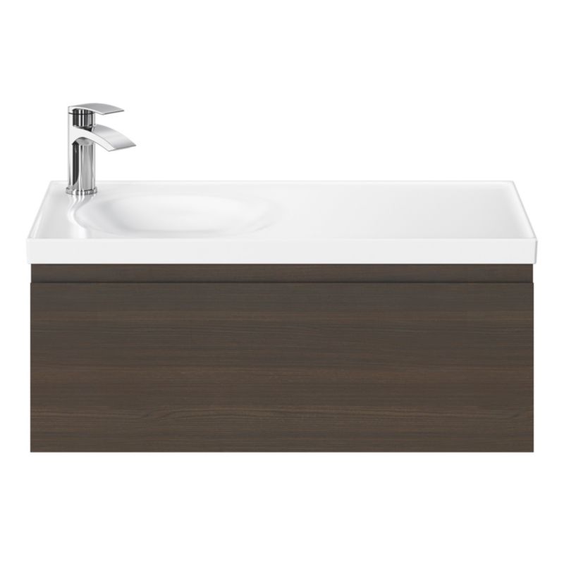 GoodHome Kentia møbelvask 80 cm hvid