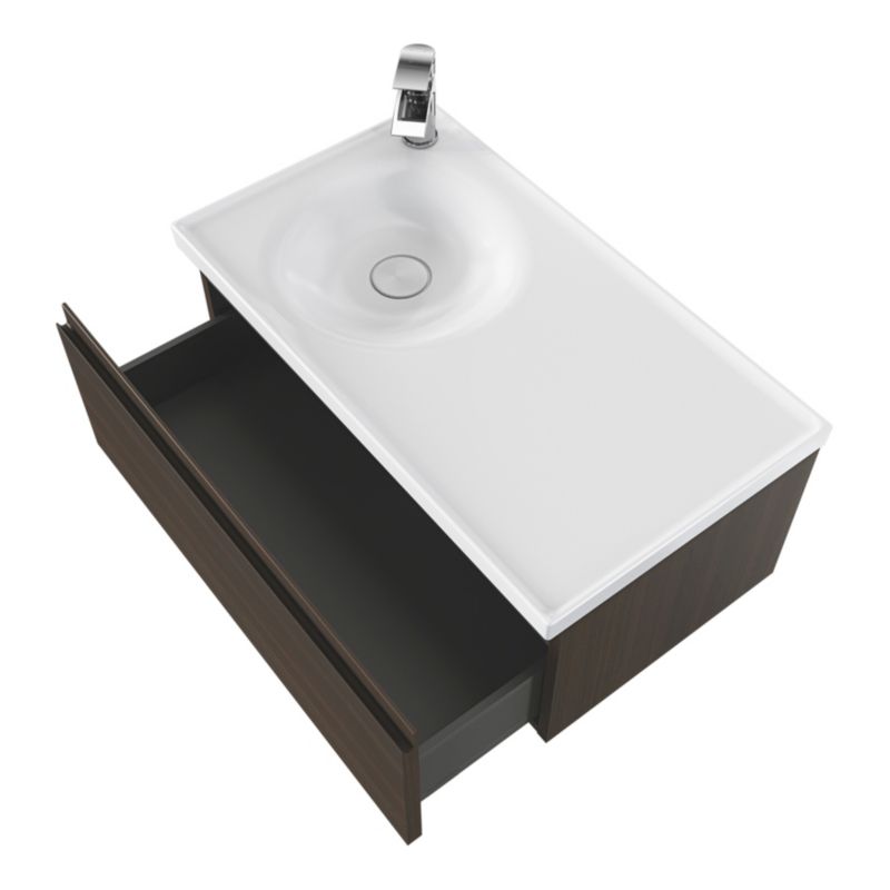 GoodHome Kentia møbelvask 80 cm hvid