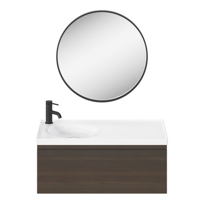 GoodHome Kentia møbelvask 80 cm hvid