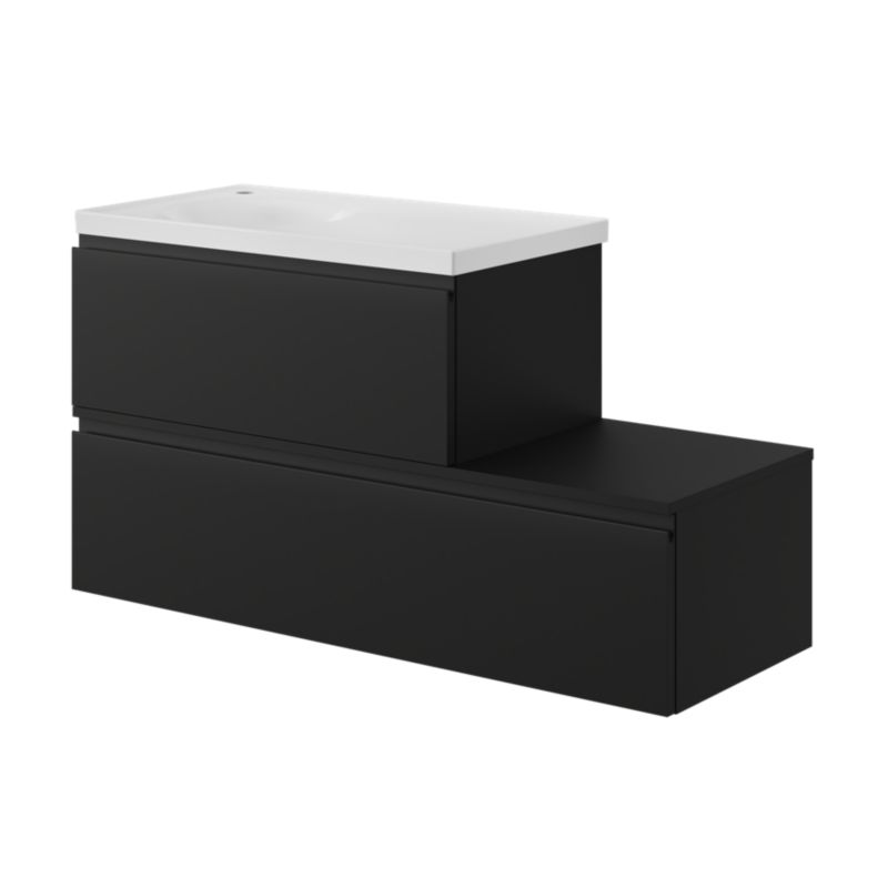 GoodHome Kentia møbelvask 80 cm hvid