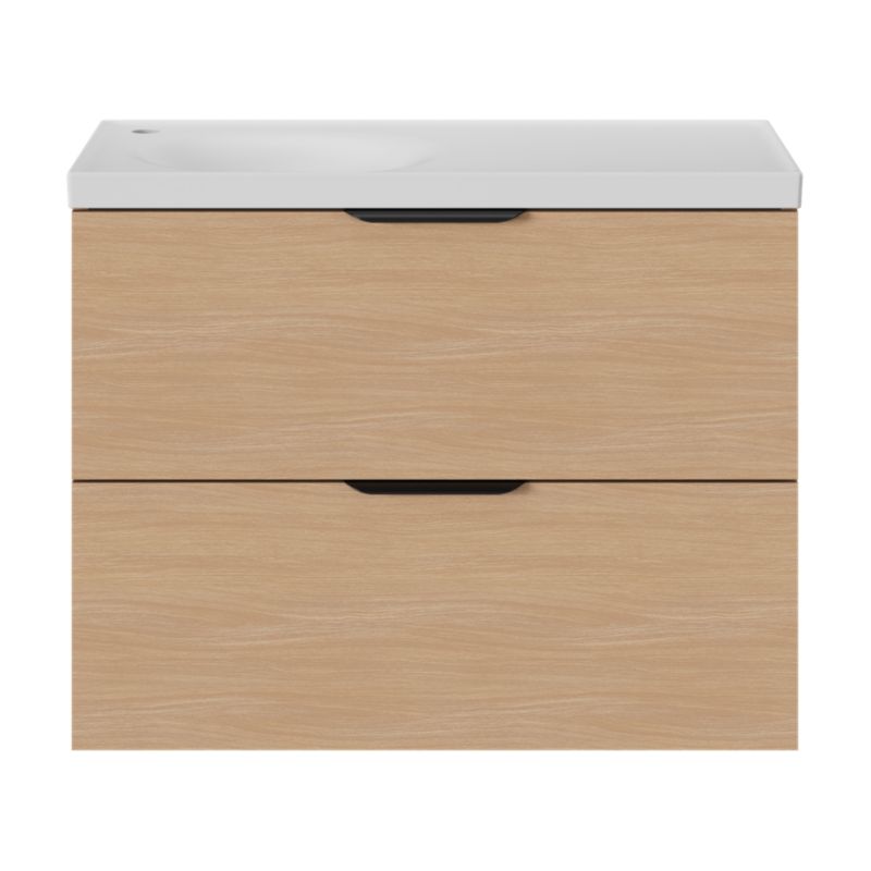 GoodHome Kentia møbelvask 80 cm hvid