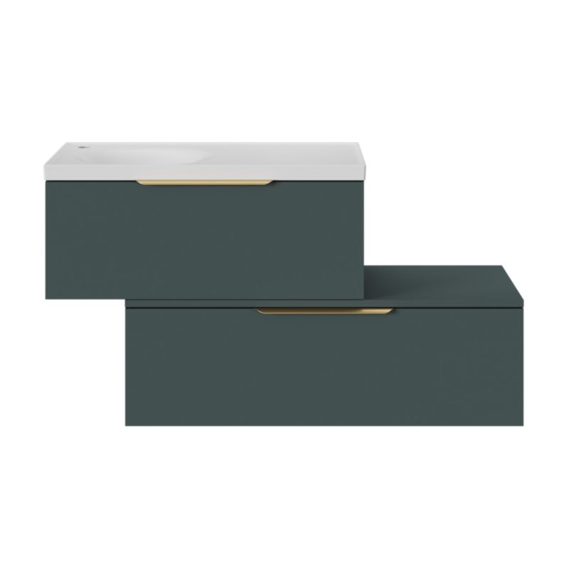 GoodHome Kentia møbelvask 80 cm hvid