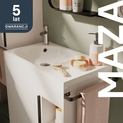 GoodHome Maza møbelvask 60 cm hvid