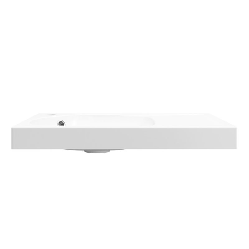 Umywalka Meblowa Maza 60 cm Hvid Konglomerat
