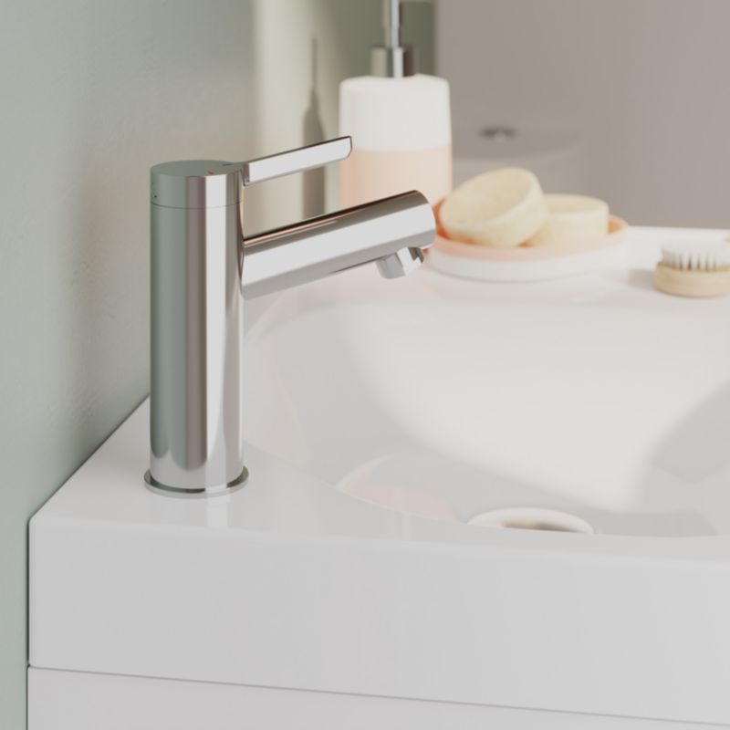 GoodHome Maza møbelvask 60 cm hvid