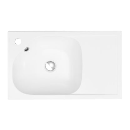 Umywalka Meblowa Maza 60 cm Hvid Konglomerat
