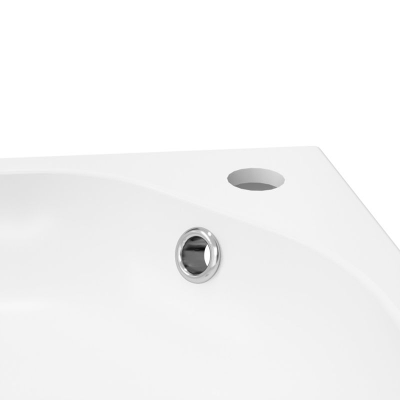 GoodHome Maza møbelvask 60 cm hvid