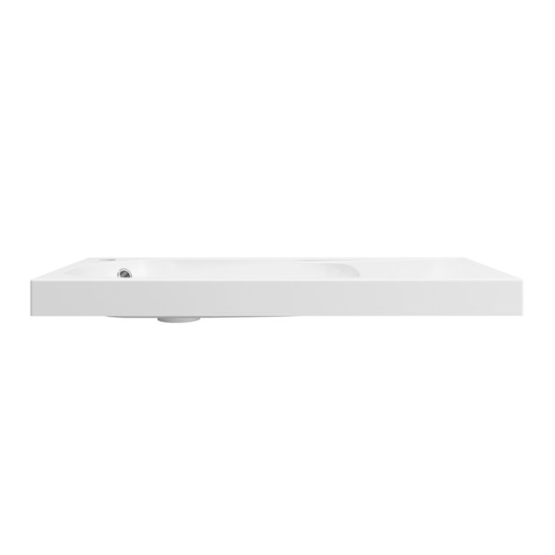 Umywalka Meblowa Maza 80 cm Hvid Konglomerat