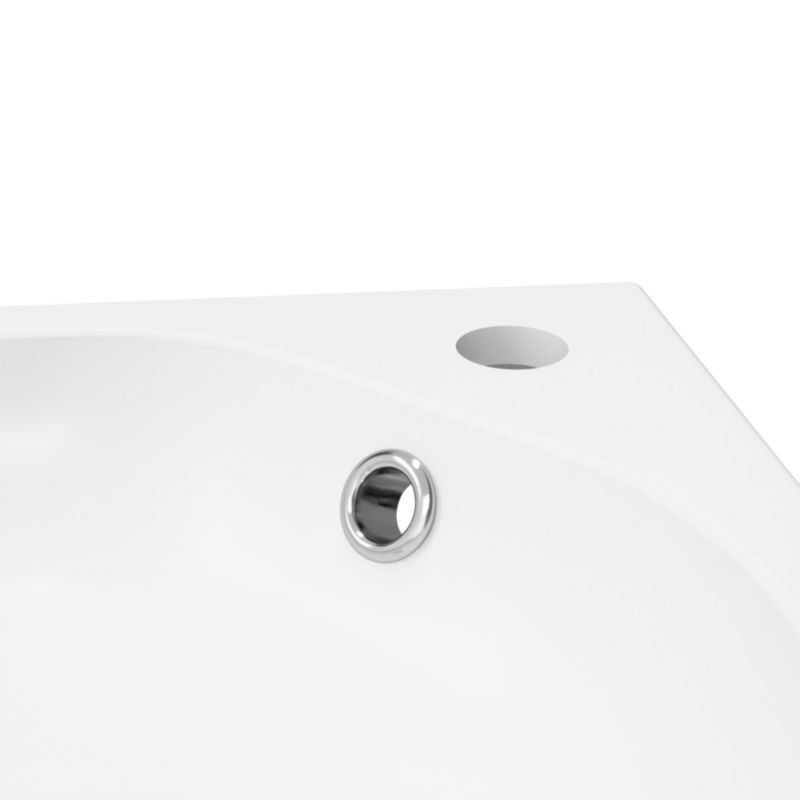 GoodHome Maza møbelvask 80 cm hvid