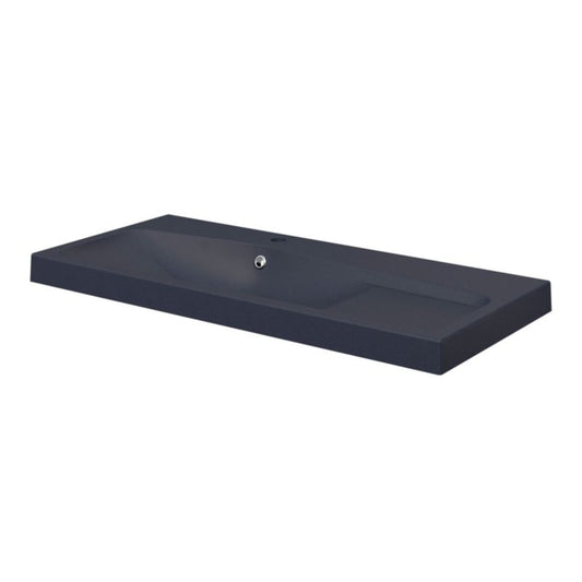 GoodHome Mila møbelvask 100 cm mat sort metal