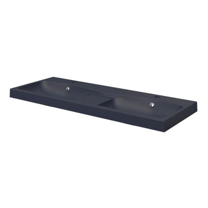 GoodHome Mila møbelvask 120 cm sort metalik