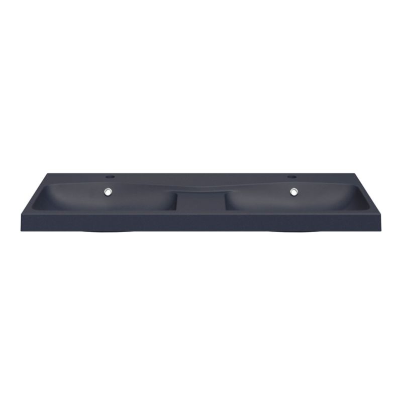 Møbelvask Mila 120 cm Sort Metallisk