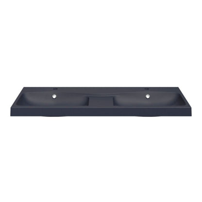 GoodHome Mila møbelvask 120 cm sort metalik