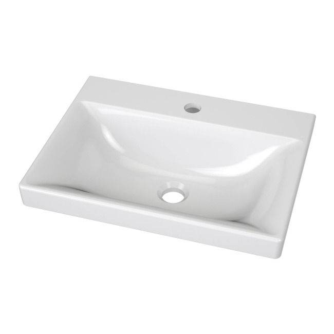 Møbelvask Mirano Vika 49 cm Hvid