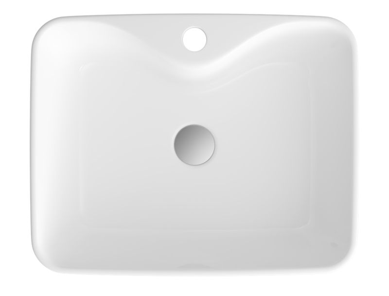 Ceramisk bordvask Avola med armatur og klik-klak bundventil, 1 sæt