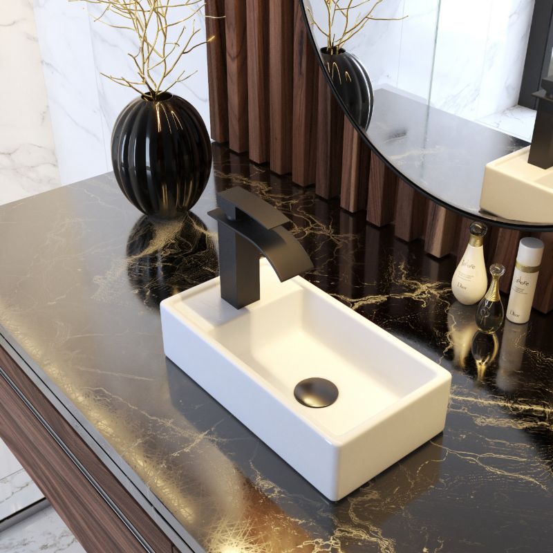 Ceramisk vask til bordmontage Aspra fra Granitan