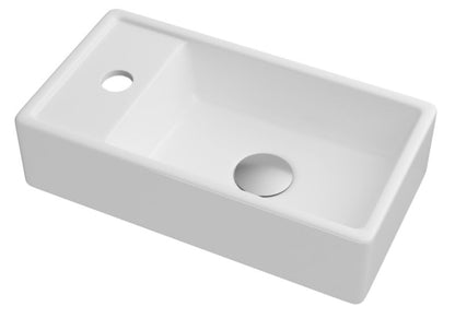 Ceramisk vask til bordmontage Aspra fra Granitan