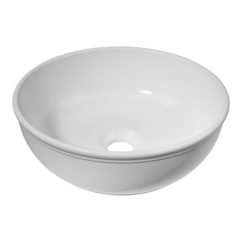 Keramisk Bordhåndvask Endell 35 cm Rund Hvid