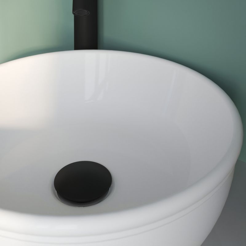Keramisk Bordhåndvask Endell 35 cm Rund Hvid