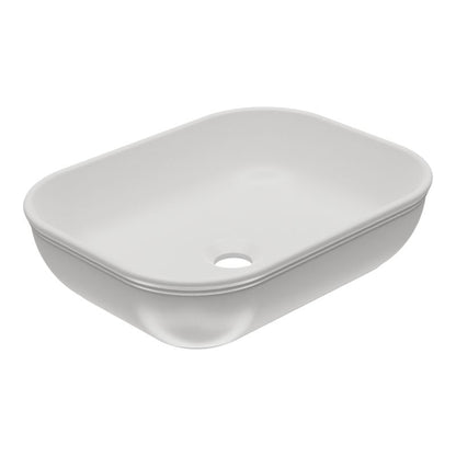 Keramisk Bordhåndvask Rektangulær 45x35 cm Hvid
