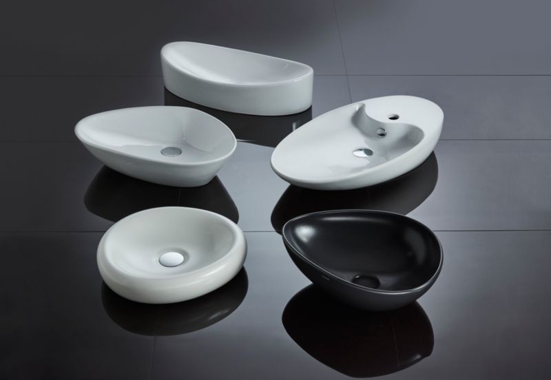 GoodHome Kotra keramisk vask til bordmontage 58 x 38 cm hvid
