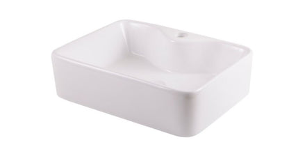 GoodHome Morfa keramisk vask til bordmontage 48,5 x 37,5 cm hvid