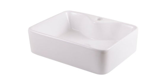 GoodHome Morfa keramisk vask til bordmontage 48,5 x 37,5 cm hvid