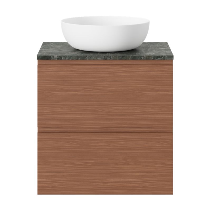 Ceramisk bordmonteret vask GoodHome Ondava 38,5 cm hvid