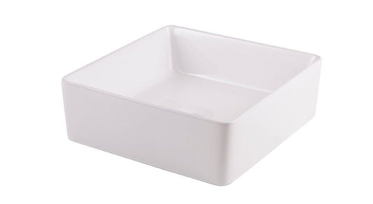 Ceramisk bordmonteret vask GoodHome Padma 39 x 39 cm hvid
