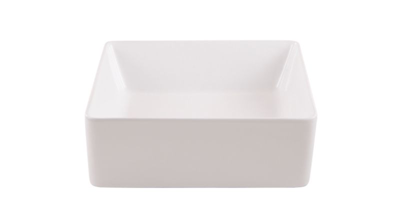 Ceramisk bordmonteret vask GoodHome Padma 39 x 39 cm hvid