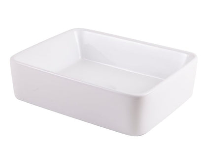 GoodHome Surma keramisk vask til bordmontage 48 x 38 cm hvid