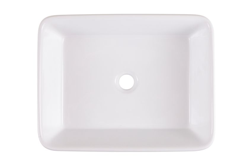 GoodHome Surma keramisk vask til bordmontage 48 x 38 cm hvid
