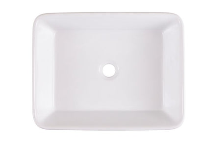 GoodHome Surma keramisk vask til bordmontage 48 x 38 cm hvid