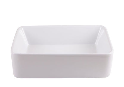 GoodHome Surma keramisk vask til bordmontage 48 x 38 cm hvid