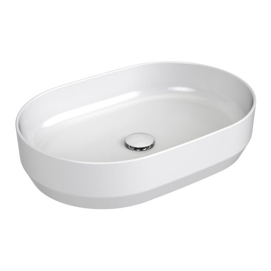 Ravak Emoti keramisk vask til bordmontage 55 x 37 cm hvid