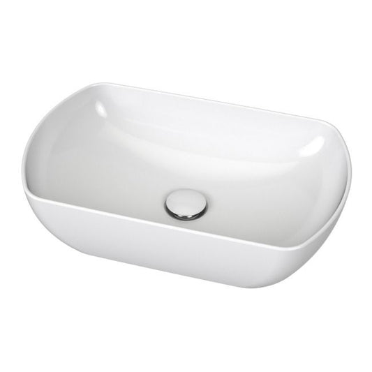 Ravak Slim O keramisk vask til bordmontage 50 x 31 cm hvid