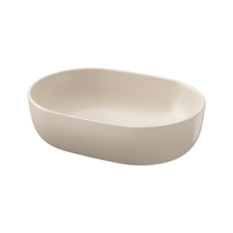 Cersanit Moduo 50 cm bordmonteret vask i beige