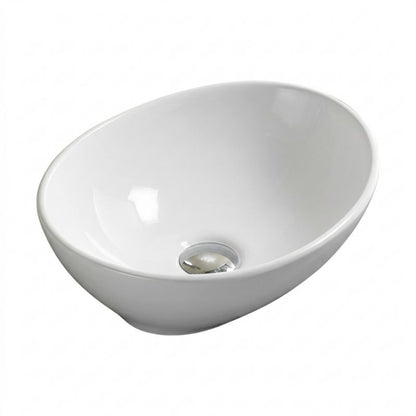 Umywalka Nablatowa Aqualis Pro 41x33x14 cm Hvid 5906333006540