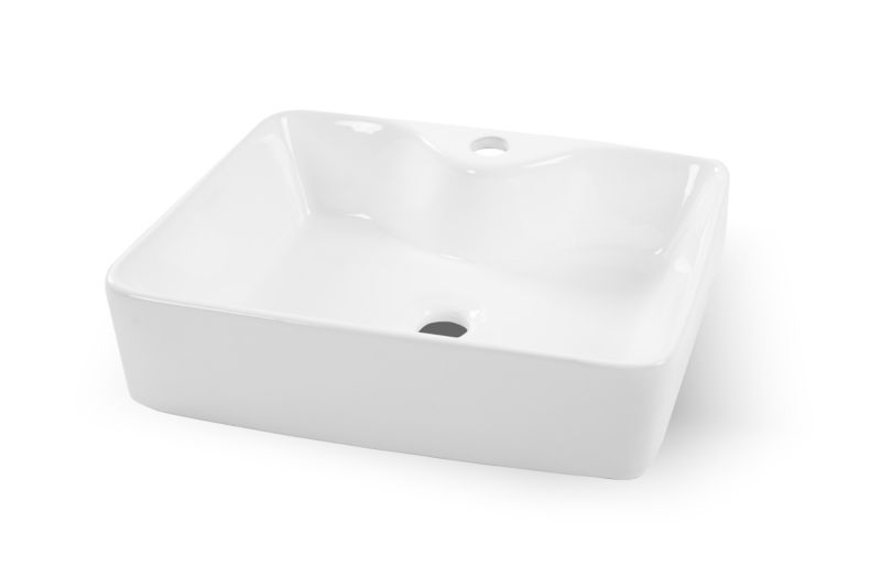 Corciano Kelly bordmonteret vask 48 cm rektangulær 1 stk.