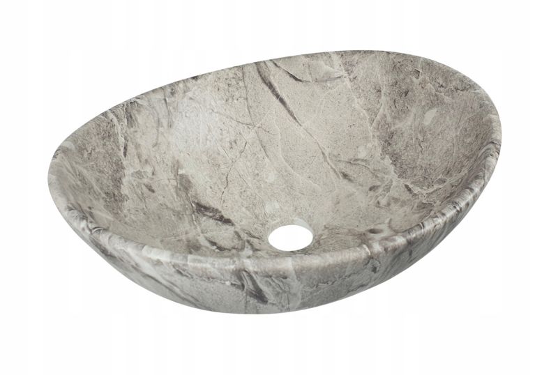 Bordpladevask EBA Stone Gray 41,5x34x14 cm Grå Sten | 5901811583872