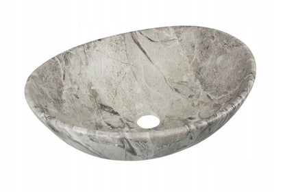 Bordpladevask EBA Stone Gray 41,5x34x14 cm Grå Sten | 5901811583872