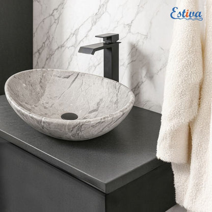 Bordpladevask EBA Stone Gray 41,5x34x14 cm Grå Sten | 5901811583872