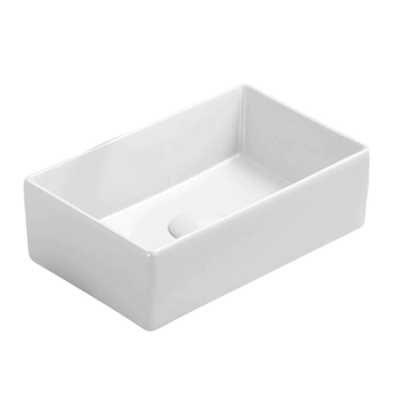 Umywalka Nablatowa 35x22 cm Hvid Blank Keramik GAJA