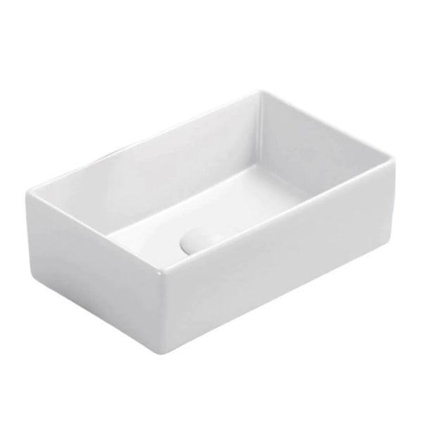 Umywalka Nablatowa 35x22 cm Hvid Blank Keramik GAJA