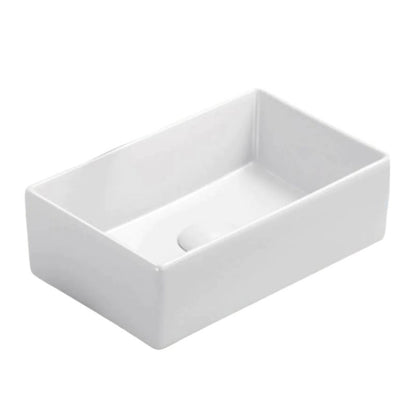 Umywalka Nablatowa 35x22 cm Hvid Blank Keramik GAJA