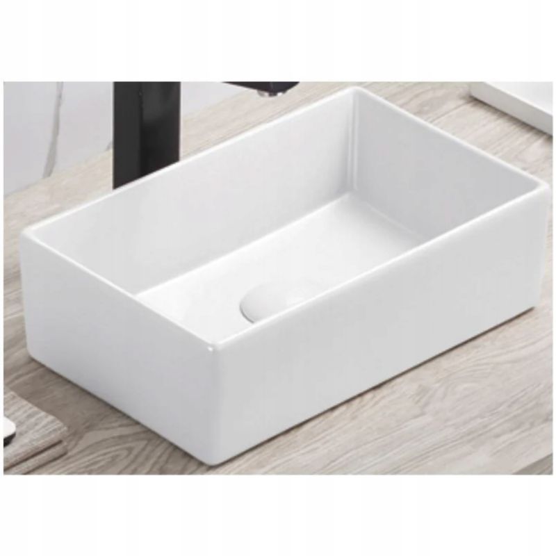 Umywalka Nablatowa 35x22 cm Hvid Blank Keramik GAJA