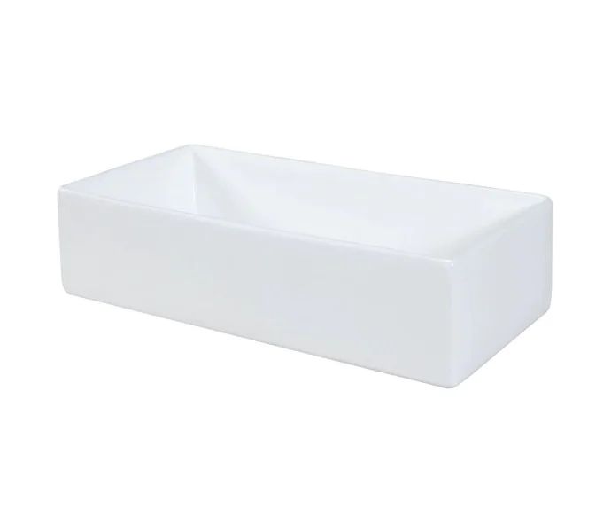 Umywalka Nablatowa 35x22 cm Hvid Blank Keramik GAJA